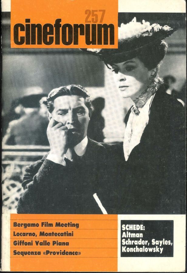 CINEFORUM magazine side cover Issue 257  1986