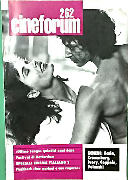 CINEFORUM magazine side cover Issue 262  1987