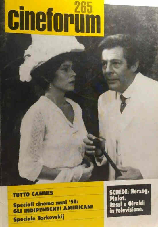 CINEFORUM magazine side cover Issue 265  1987