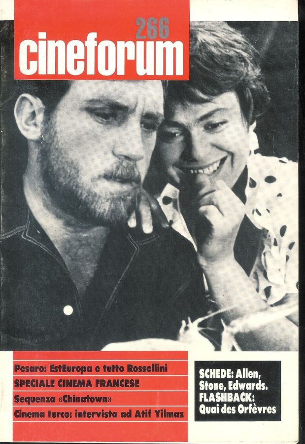 CINEFORUM magazine side cover Issue 266  1987