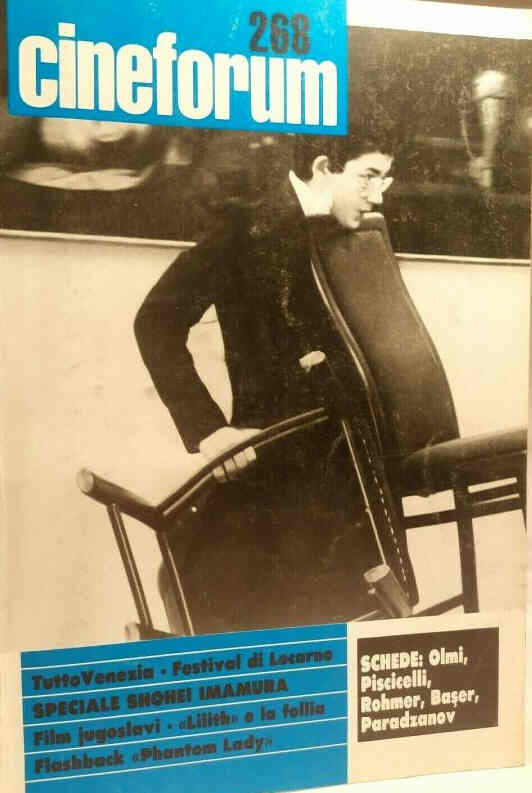 CINEFORUM magazine side cover Issue 268  1987