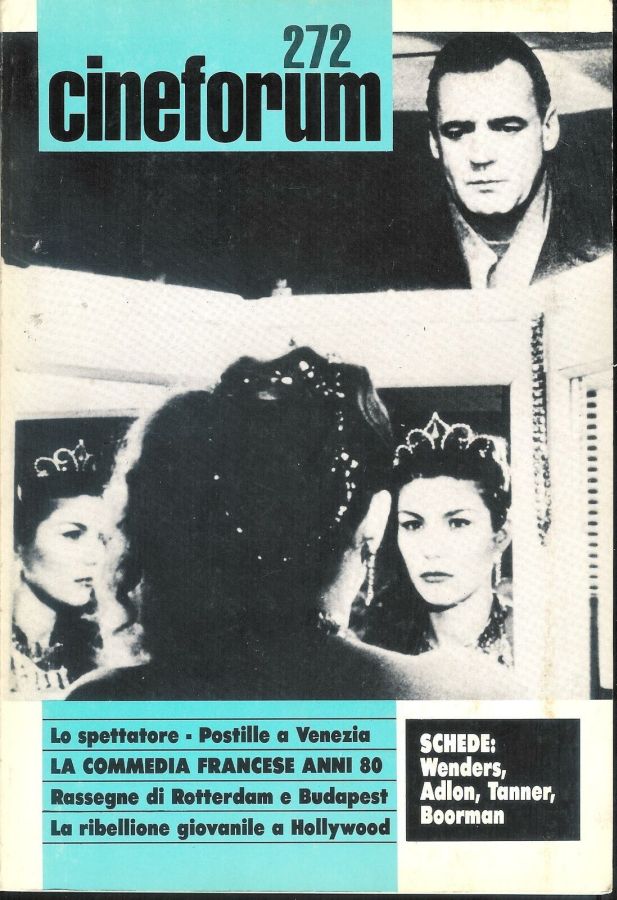 CINEFORUM magazine side cover Issue 272  1988