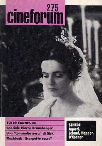 CINEFORUM magazine side cover Issue 275  1988