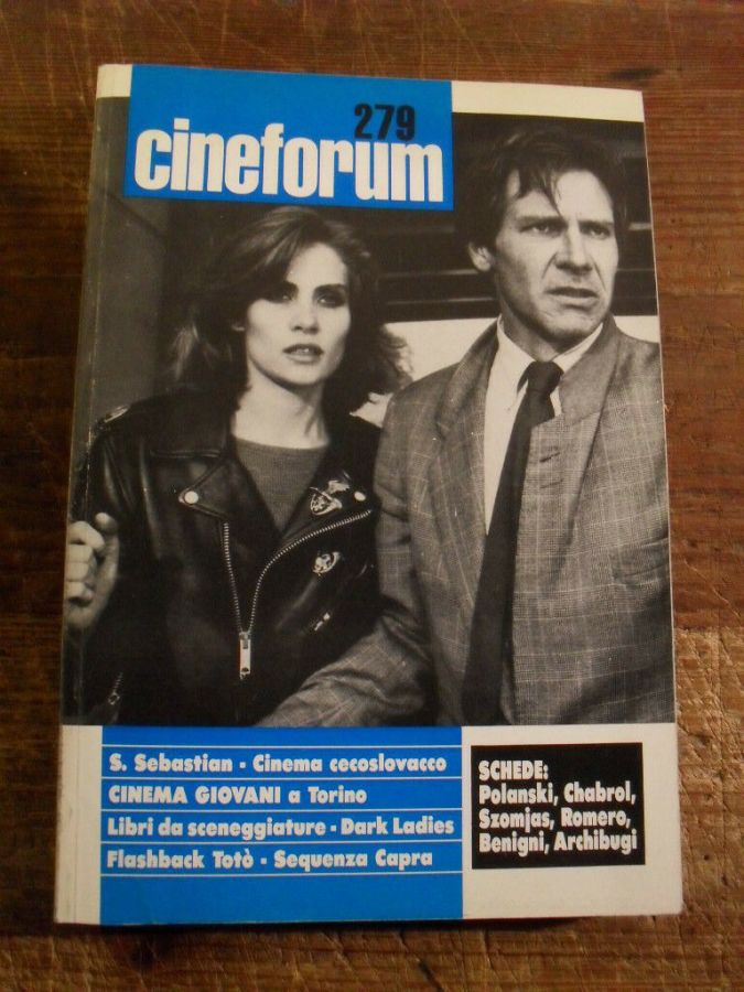 CINEFORUM magazine side cover Issue 279  1988