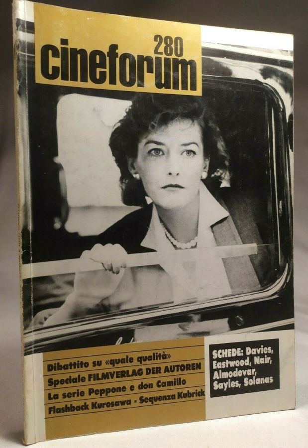 CINEFORUM magazine side cover Issue 280  1988