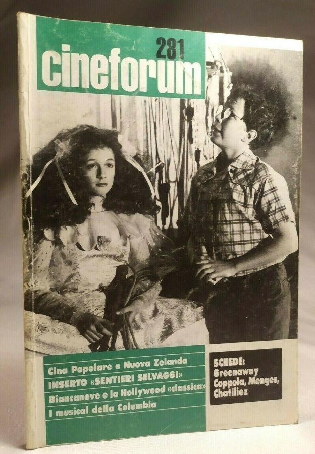 CINEFORUM magazine side cover Issue 281  1989