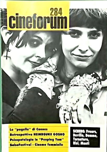 CINEFORUM magazine side cover Issue 284  1989