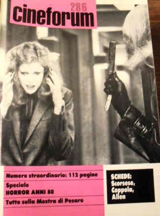 CINEFORUM magazine side cover Issue 286  1989