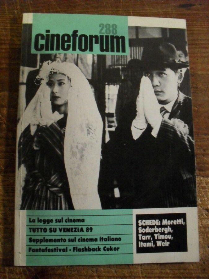 CINEFORUM magazine side cover Issue 288  1989
