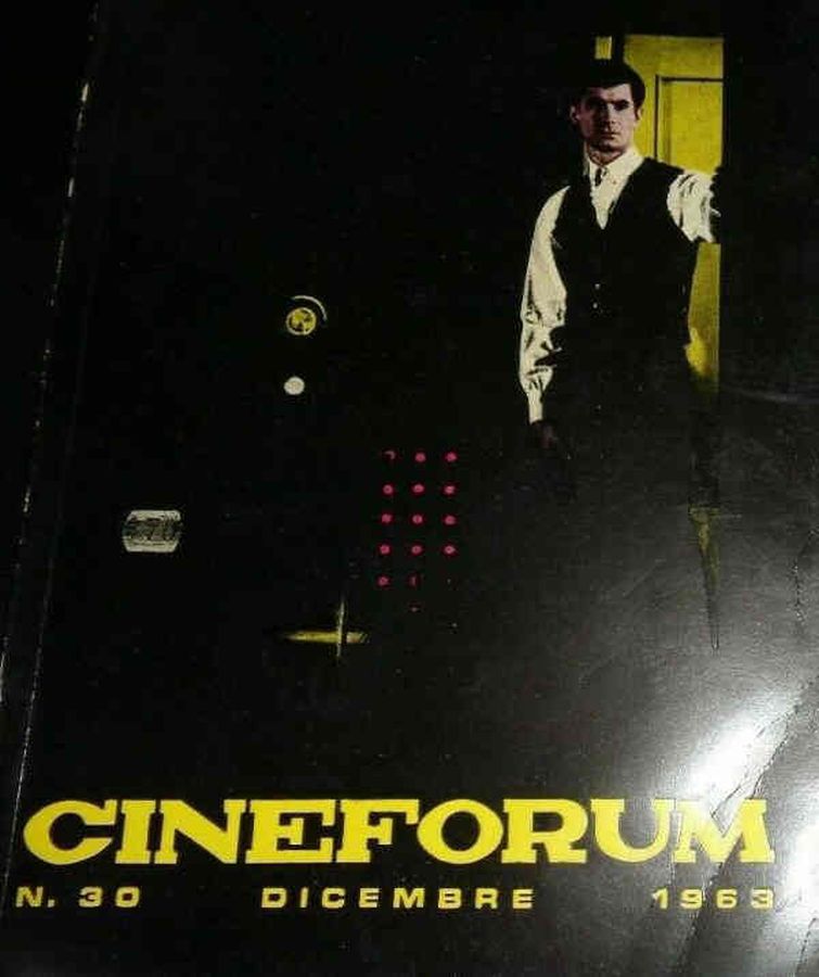 CINEFORUM magazine side cover Issue 30 December 1963