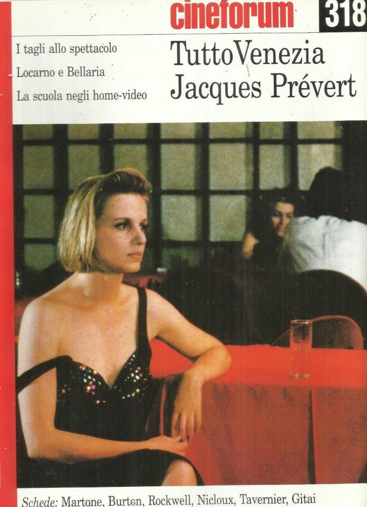 CINEFORUM magazine side cover Issue 318  1992