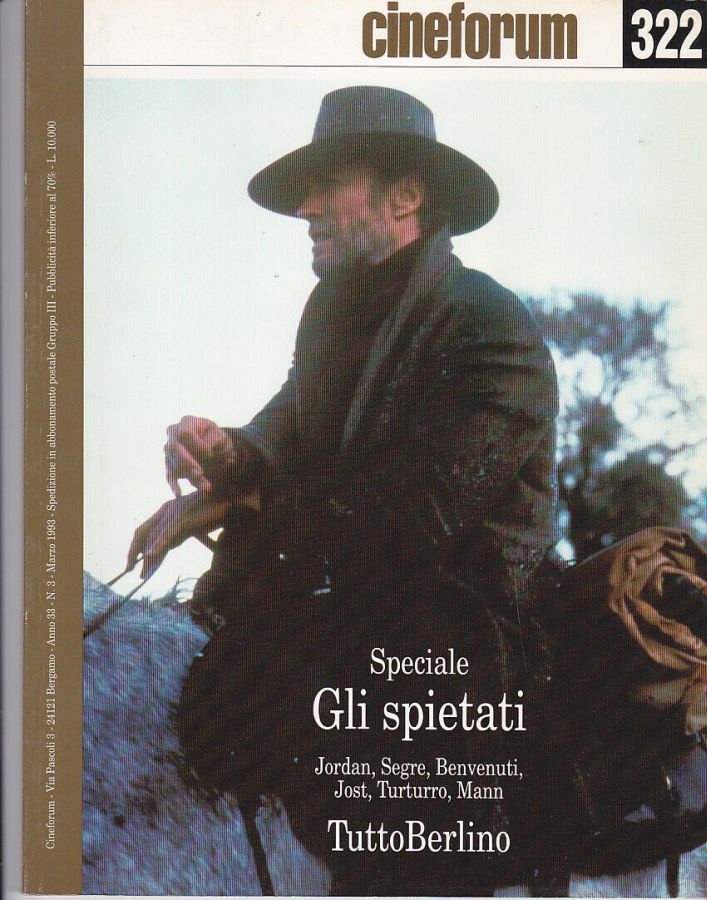 CINEFORUM magazine side cover Issue 322  1993