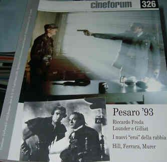 CINEFORUM magazine side cover Issue 326  1993