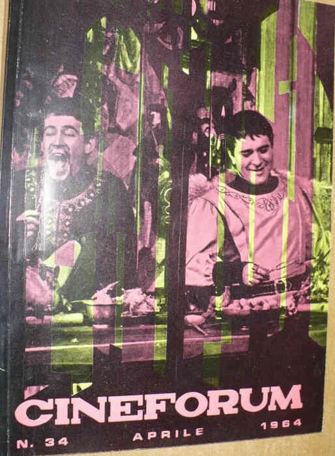 CINEFORUM magazine side cover Issue 34 April 1964