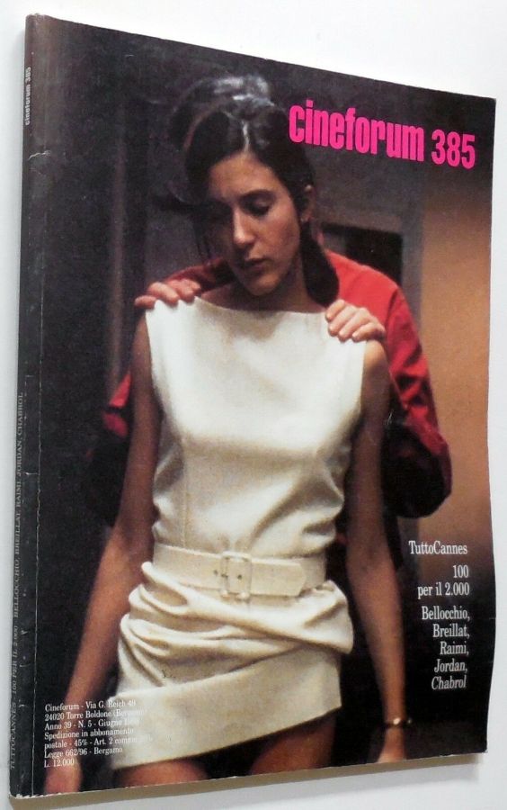 CINEFORUM magazine side cover Issue 385  1999