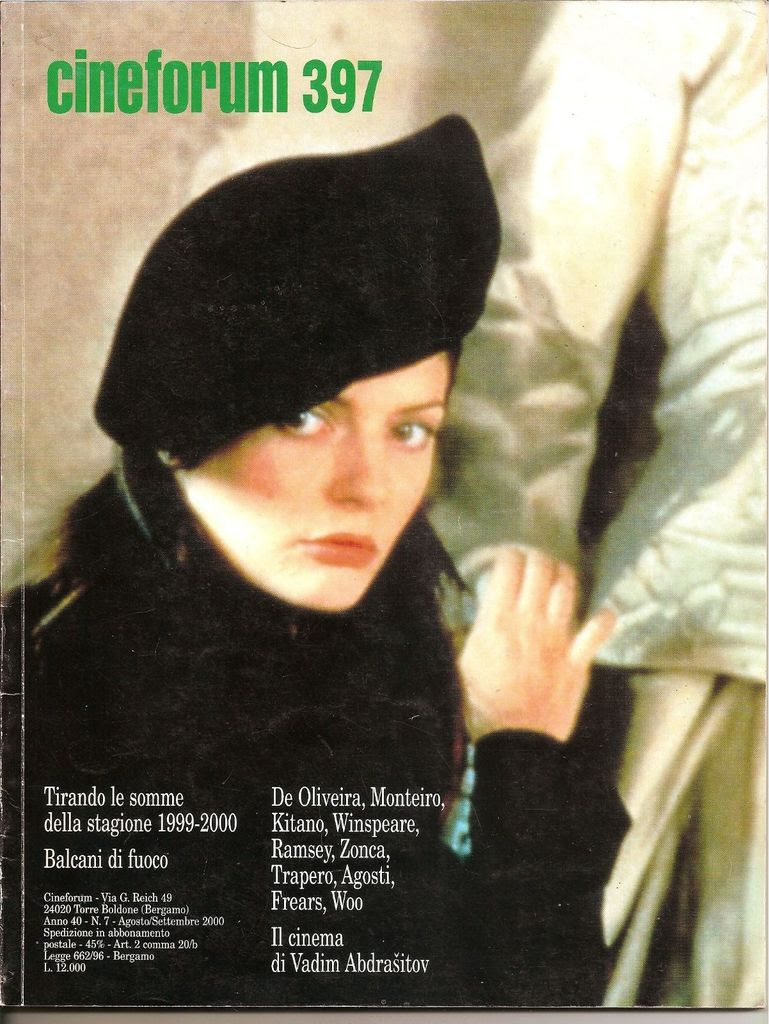 CINEFORUM magazine side cover Issue 397  2000