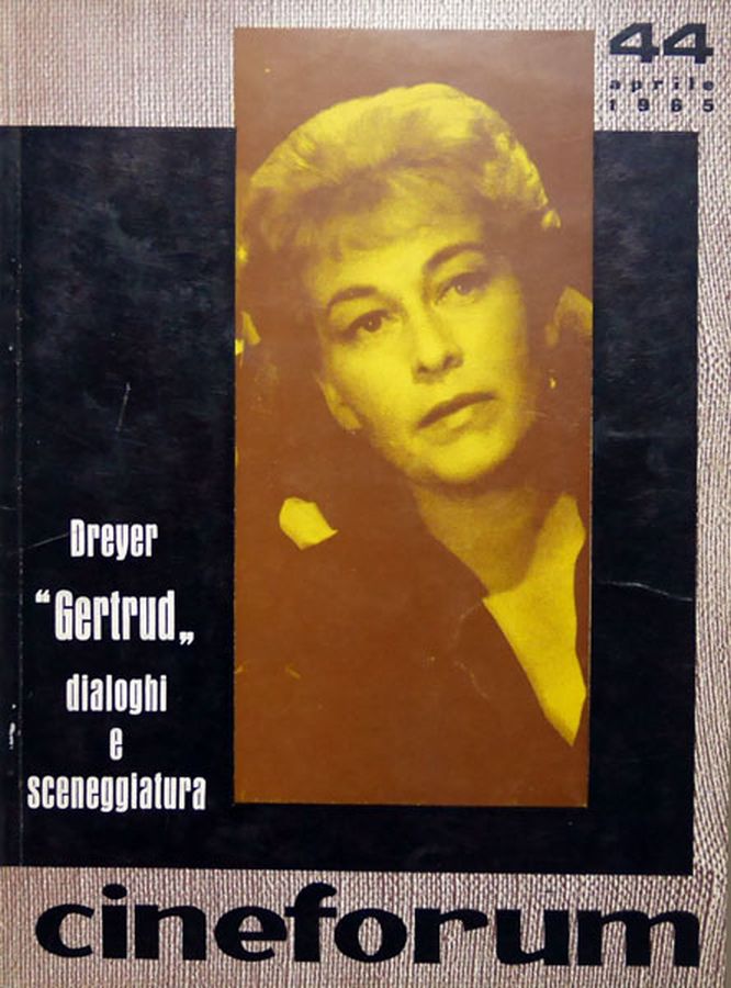 CINEFORUM magazine side cover Issue 44 April 1965