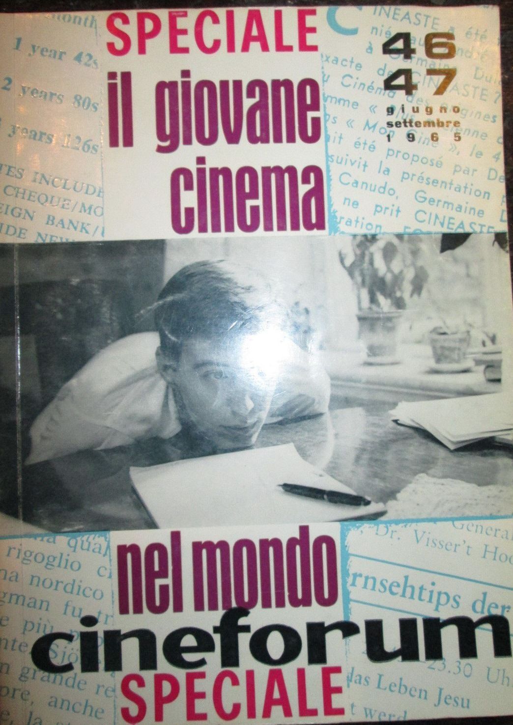 CINEFORUM magazine side cover Issue 46/47 June/July 1965
