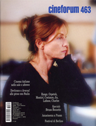 CINEFORUM magazine side cover Issue 463  2007