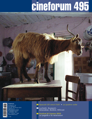 CINEFORUM magazine side cover Issue 495 August/September 2010