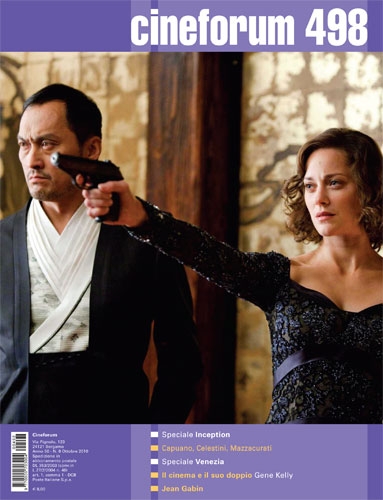CINEFORUM magazine side cover Issue 498 December 2010