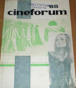 CINEFORUM magazine side cover Issue 65 May 1967
