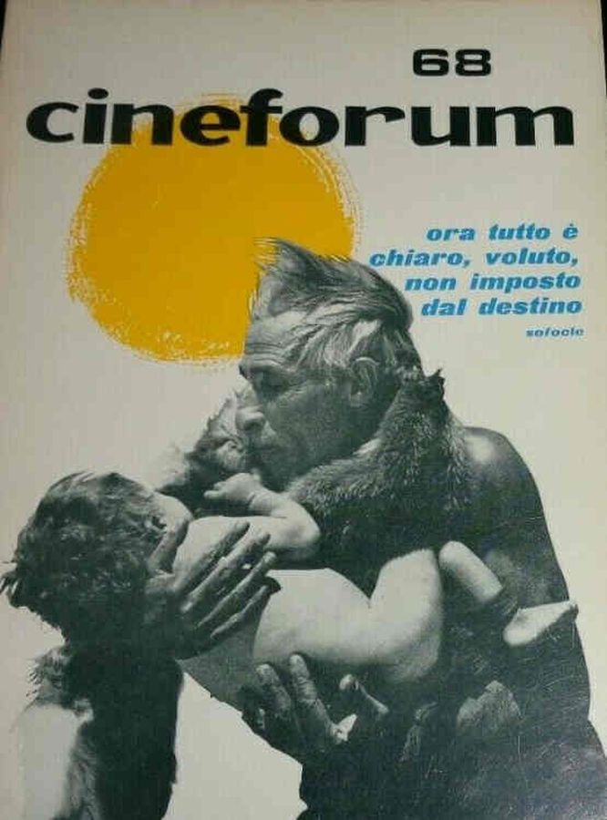 CINEFORUM magazine side cover Issue 68 October 1967