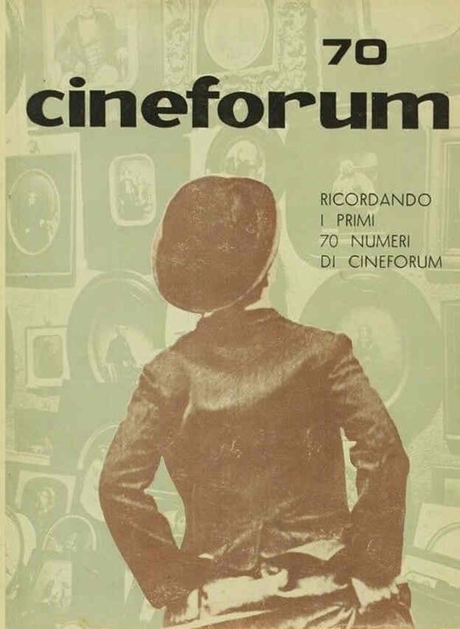CINEFORUM magazine side cover Issue 70 December 1967