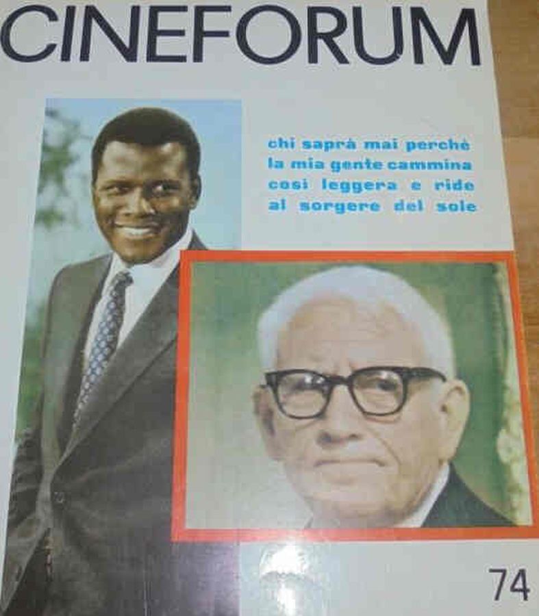 CINEFORUM magazine side cover Issue 74 April 1968