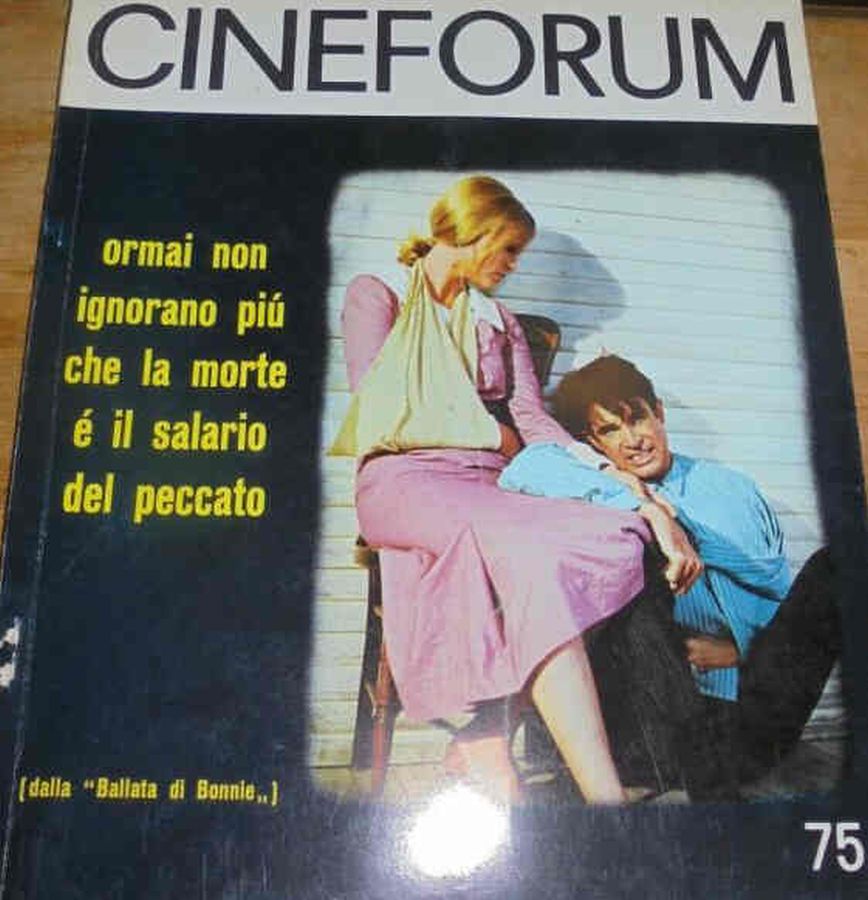 CINEFORUM magazine side cover Issue 75 May 1968