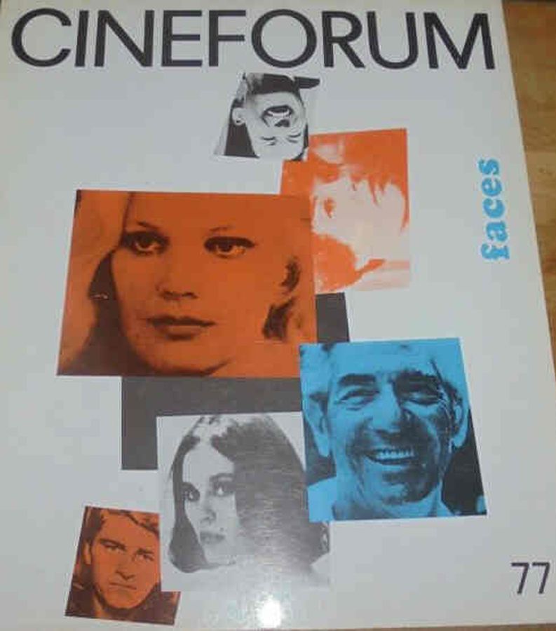 CINEFORUM magazine side cover Issue 77 August/September 1968