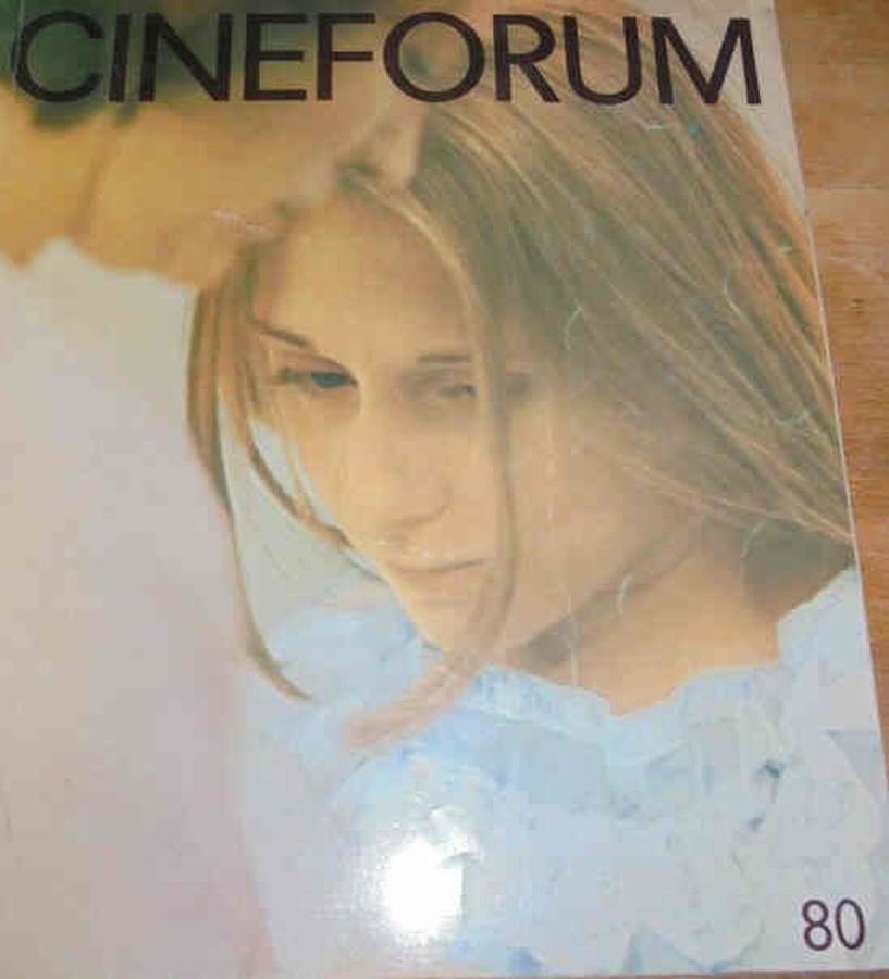 CINEFORUM magazine side cover Issue 80 December 1968
