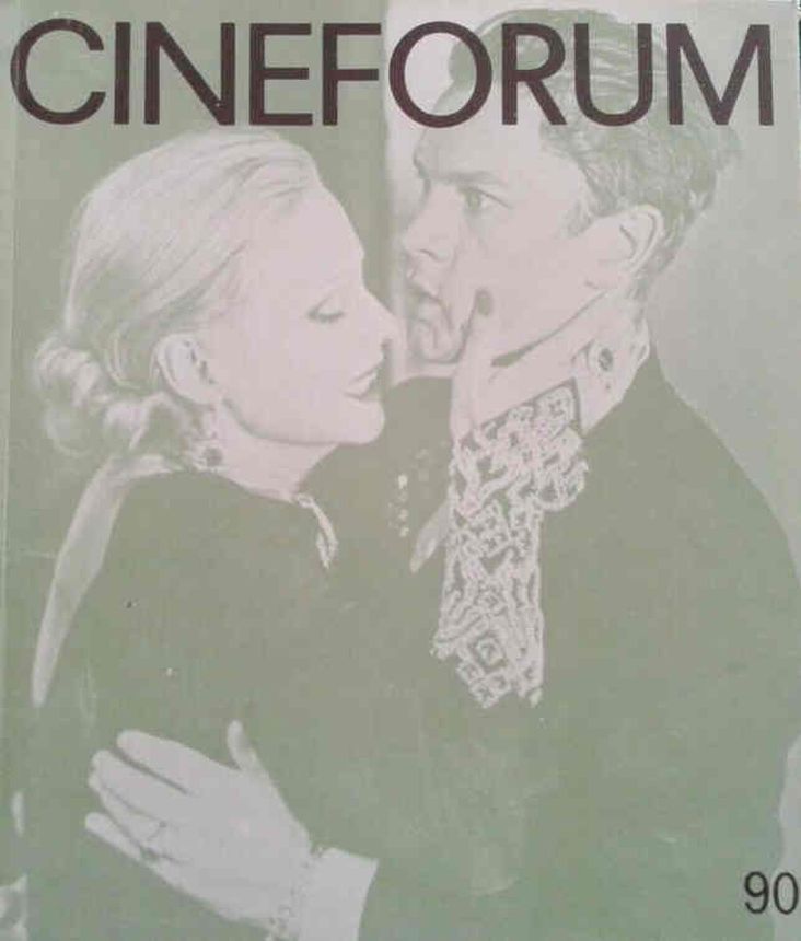 CINEFORUM magazine side cover Issue 90 March 1970