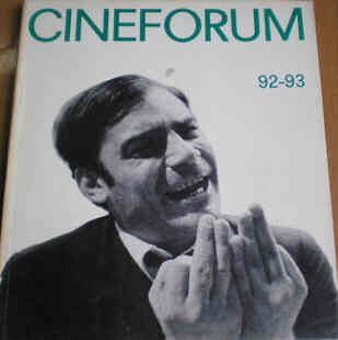 CINEFORUM magazine side cover Issue 92/93 May/June 1970