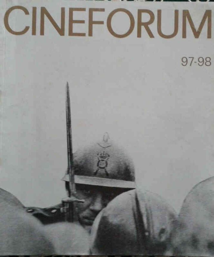 CINEFORUM magazine side cover Issue 97/98 November/December 1970