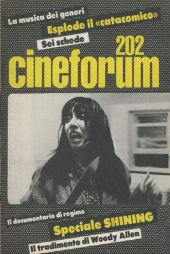 CINEFORUM magazine side cover Issue 202   1981