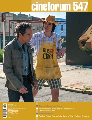 CINEFORUM magazine side cover Issue 547 August/September 2015