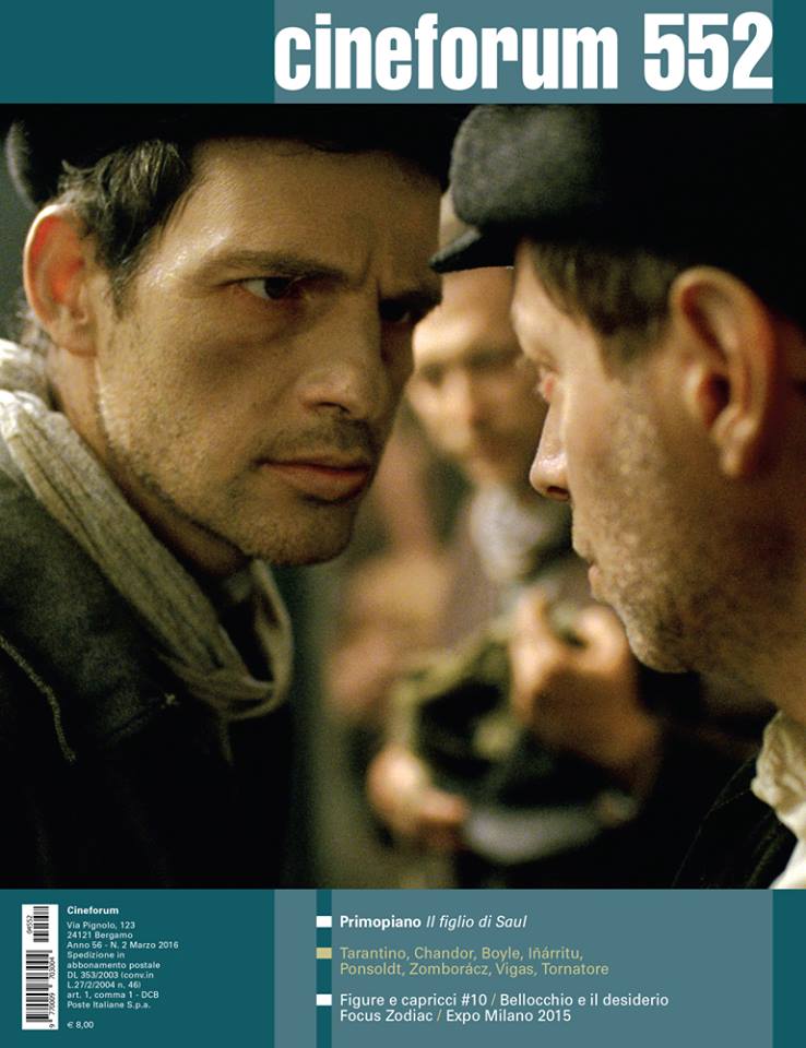 CINEFORUM magazine side cover Issue 552 March 2016