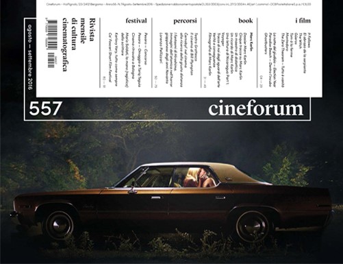 CINEFORUM magazine side cover Issue 557 August/September 2016