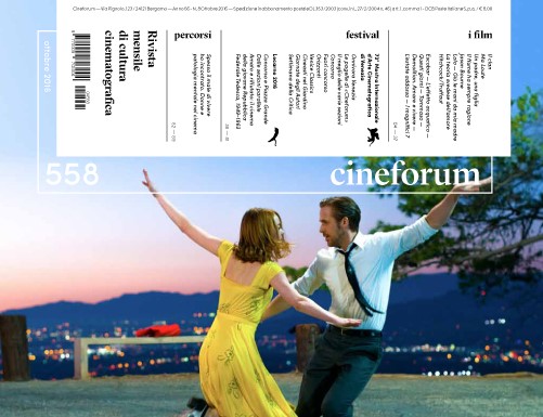 CINEFORUM magazine side cover Issue 558 October 2016