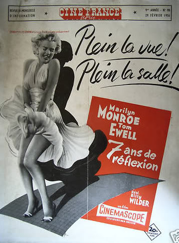 CINE FRANCE magazine side cover 29 February 1956