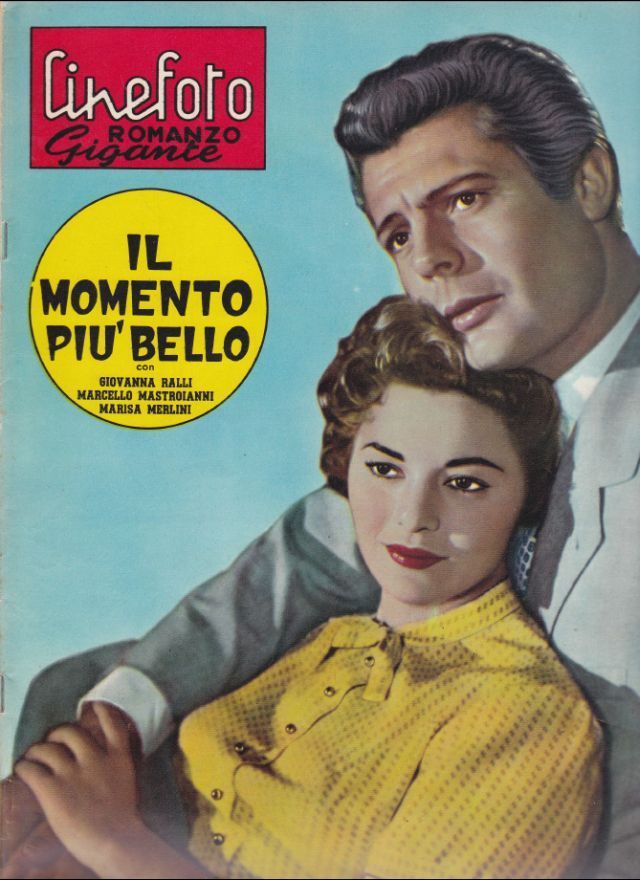 CINEFOTO ROMANZO magazine side cover Issue 30 30 July 1957
