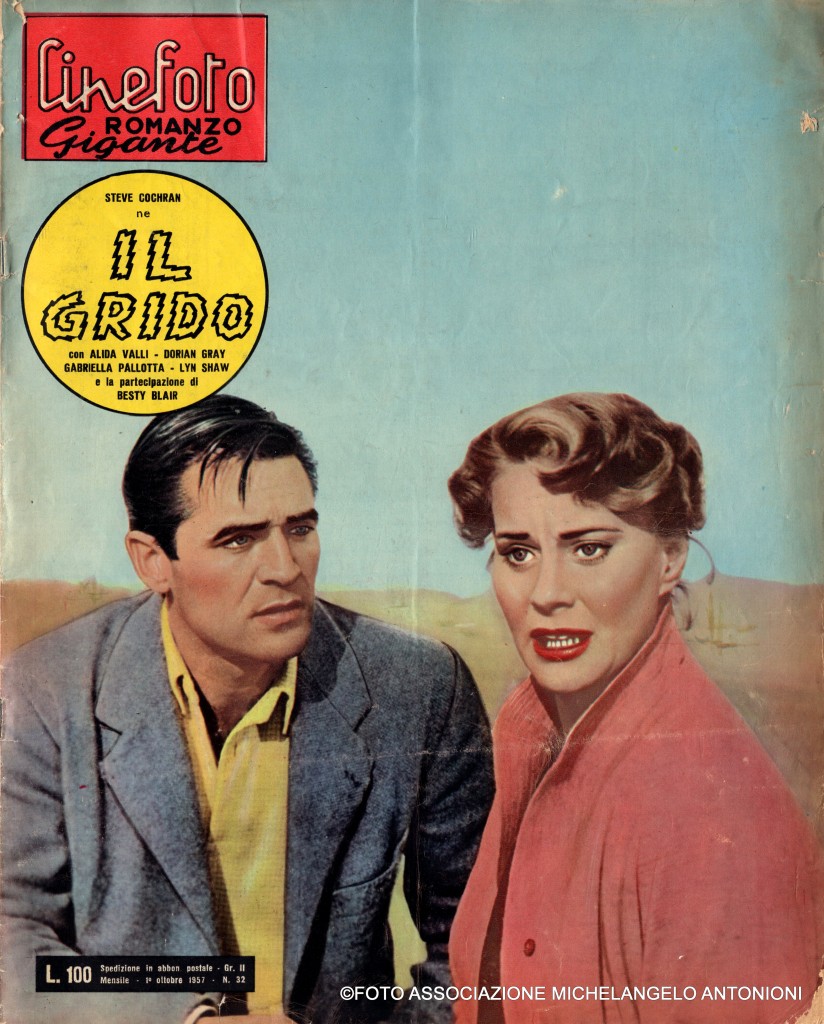 CINEFOTO ROMANZO magazine side cover Issue 32 1 October 1957