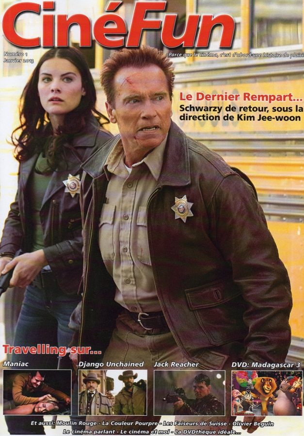 CINEFUN magazine side cover Issue 1 January 2013