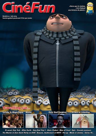 CINEFUN magazine side cover Issue 4 June 2013