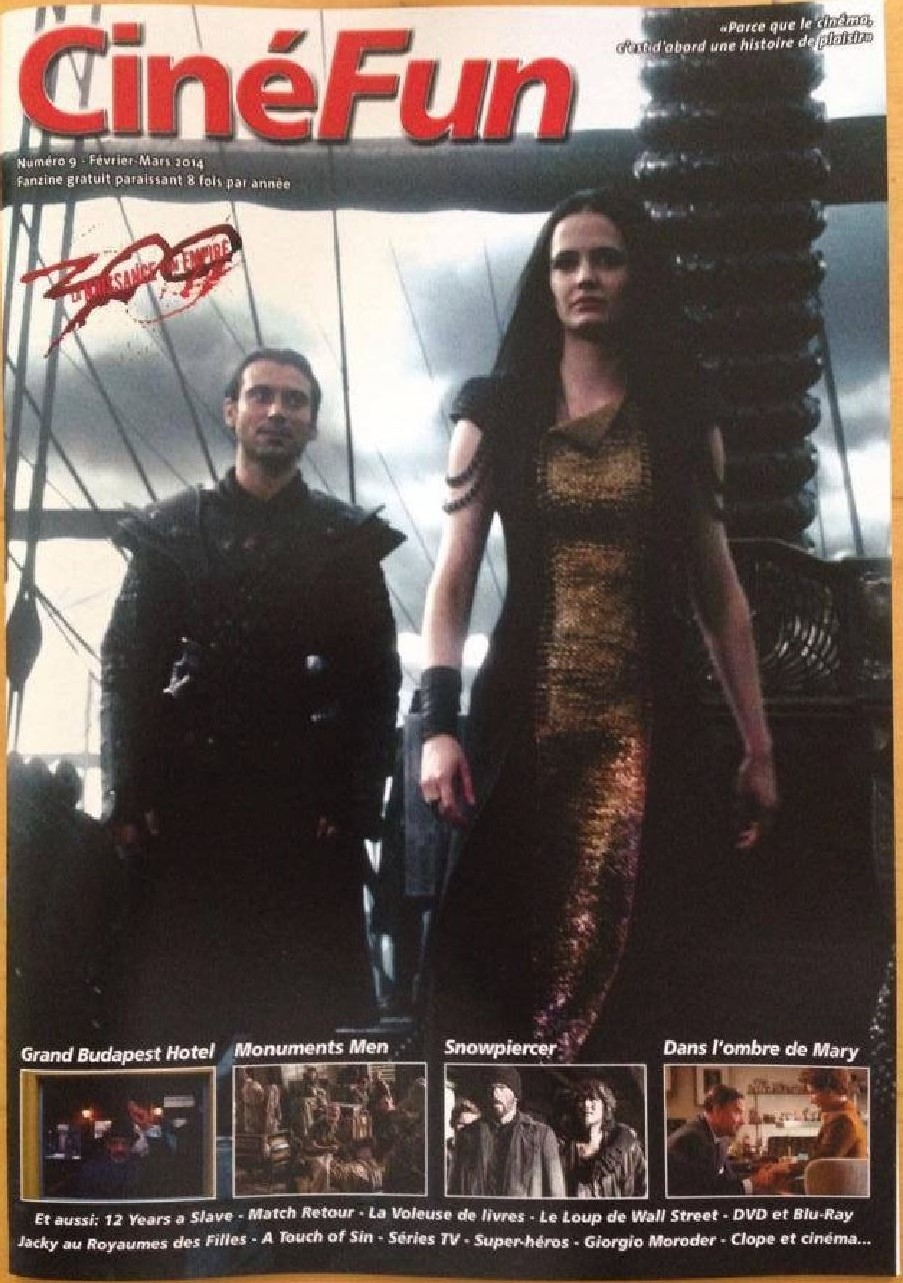 CINEFUN magazine side cover Issue 9  February/March 2014