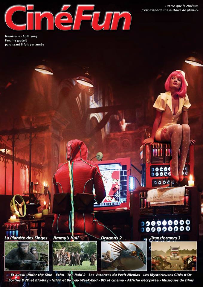 CINEFUN magazine side cover Issue 11  August 2014