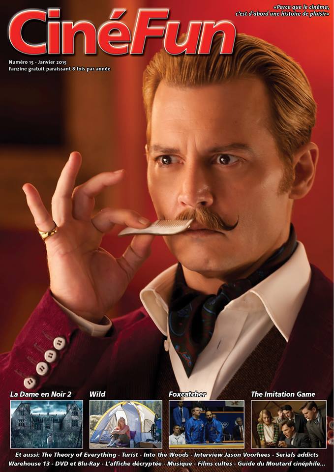 CINEFUN magazine side cover Issue 15  January 2015