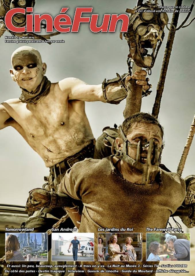 CINEFUN magazine side cover Issue 17  May 2015