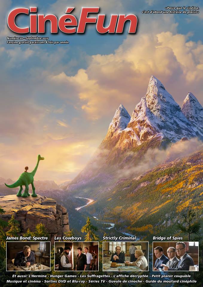 CINEFUN magazine side cover Issue 20  September 2015